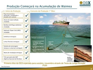 5 blocos operados pela OGX (100% de participação)