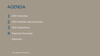 OGX Management Presentation | PDF