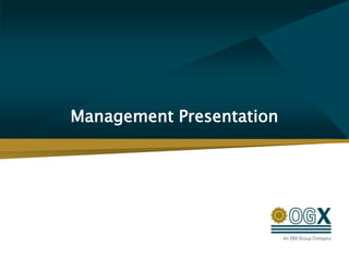 Management Presentation 