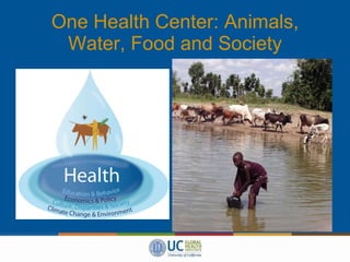 One Health Center: Animals, Water, Food and Society 