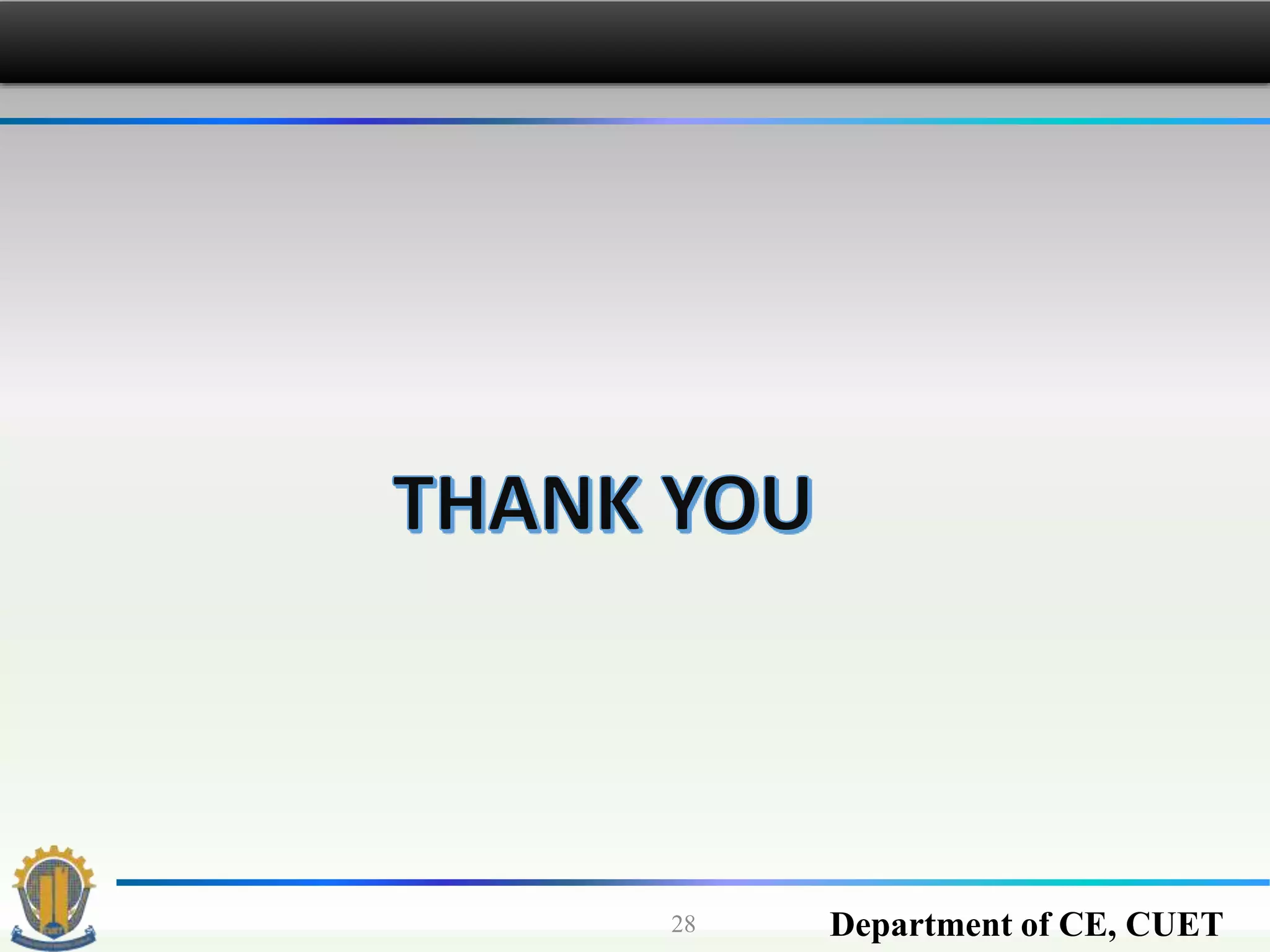 Department of CE, CUET28
 