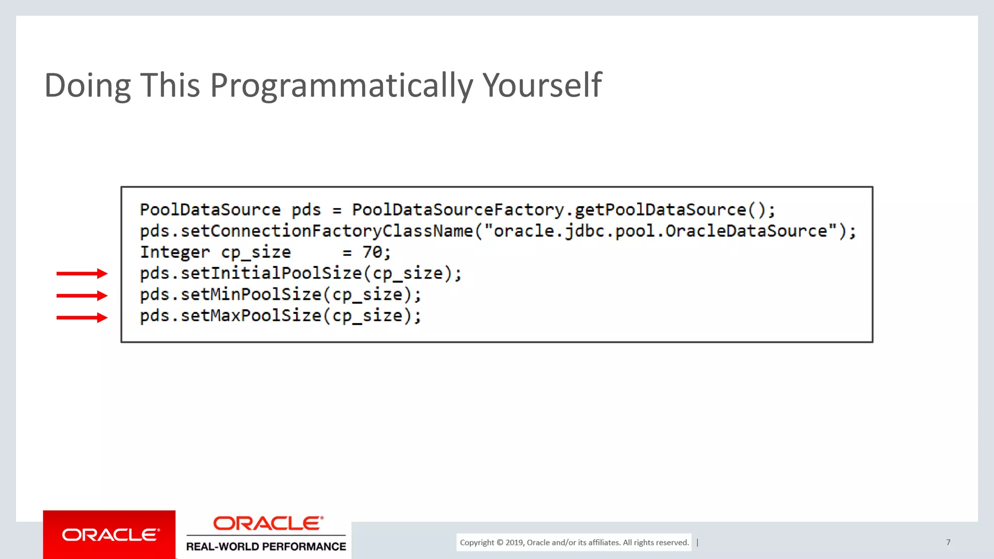 Copyright © 2017, Oracle and/or its affiliates. All rights reserved. | Doing This Programmatically Yourself 7 