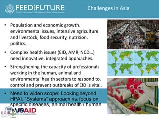 One Health and food safety research in developing countries