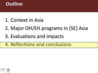 One Health and EcoHealth in Southeast Asia