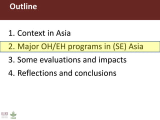 One Health and EcoHealth in Southeast Asia