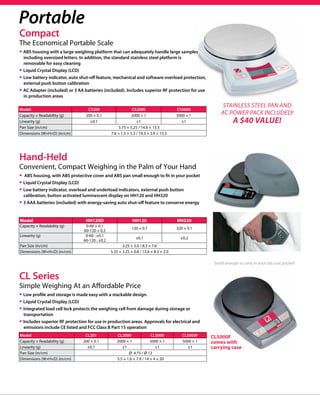 Ohaus Laboratory Balance Brochure 2015 | PDF
