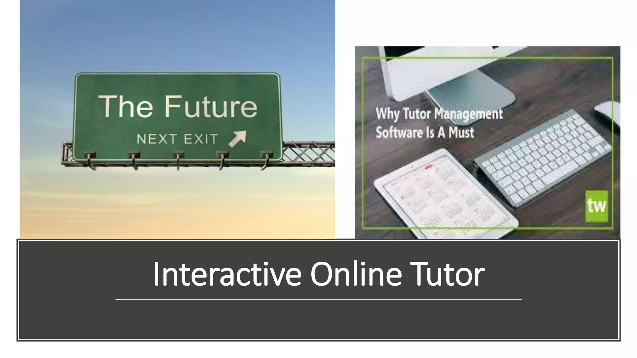 Interactive Online Tutor
 