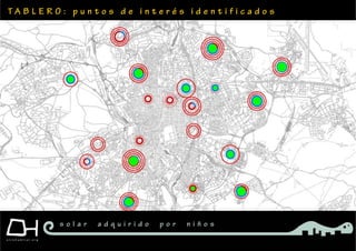 T A B L E R O : p u n t o s d e i n t e r é s i d e n t i f i c a d o s
s o l a r a d q u i r i d o p o r n i ñ o s
 