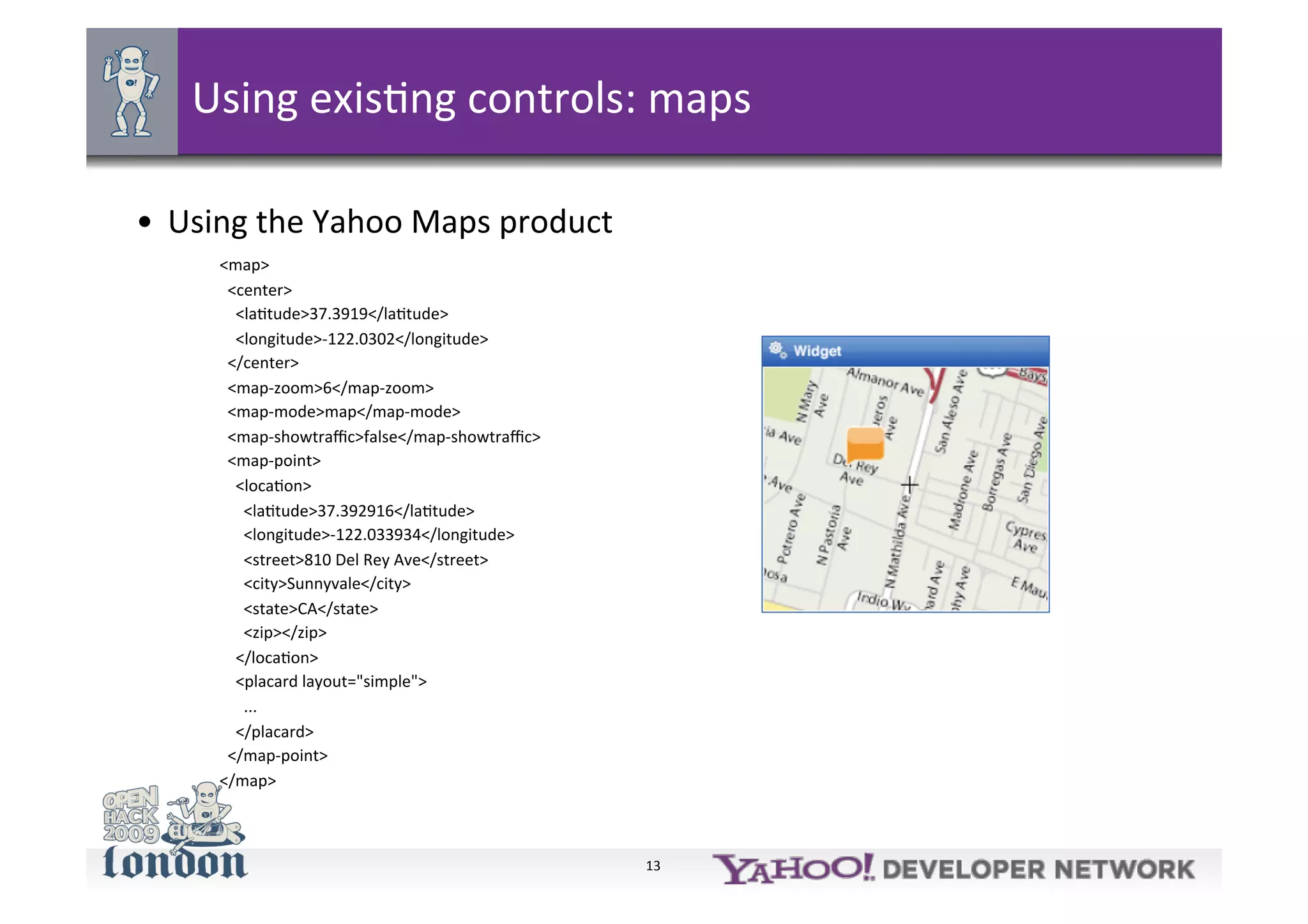 Blueprint talk at Open Hackday London 2009