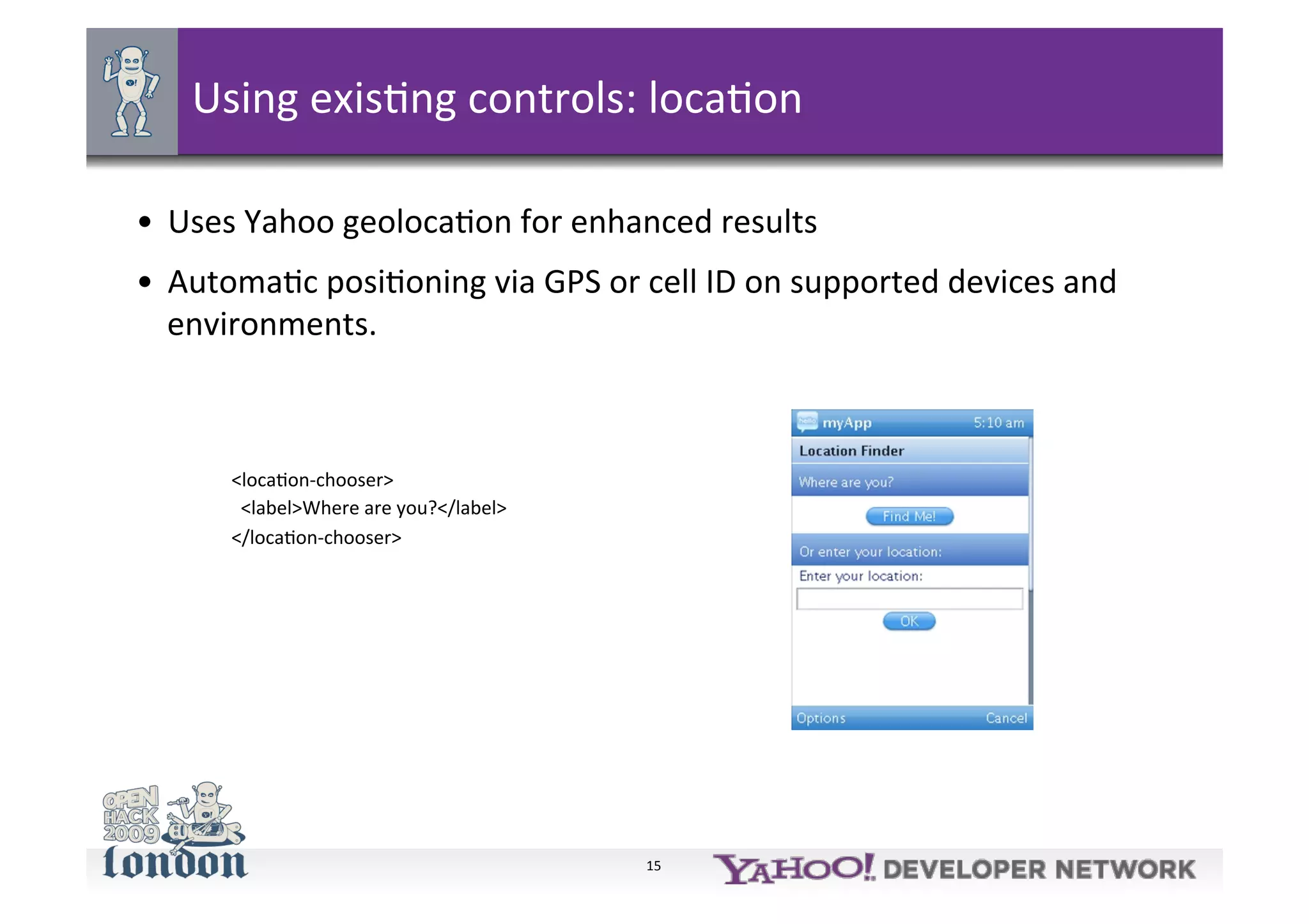 Blueprint talk at Open Hackday London 2009