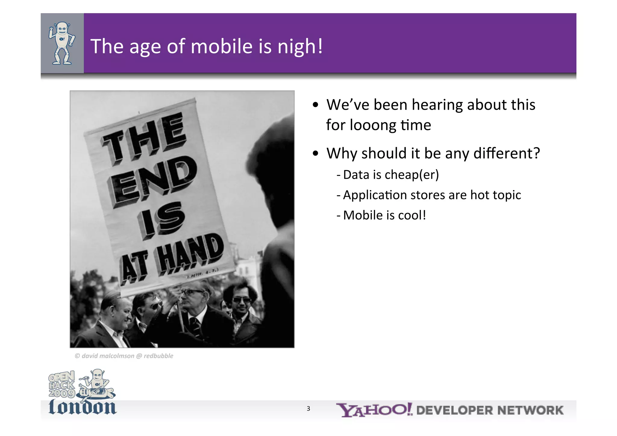 Blueprint talk at Open Hackday London 2009