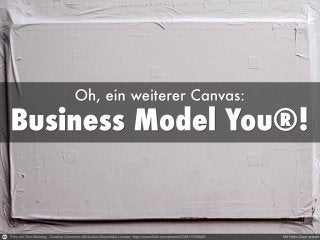 Oh, ein weiterer Canvas: Business Model You®!