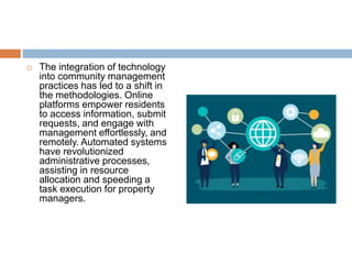 Balancing Technology and Personal Interaction in Community Management ...