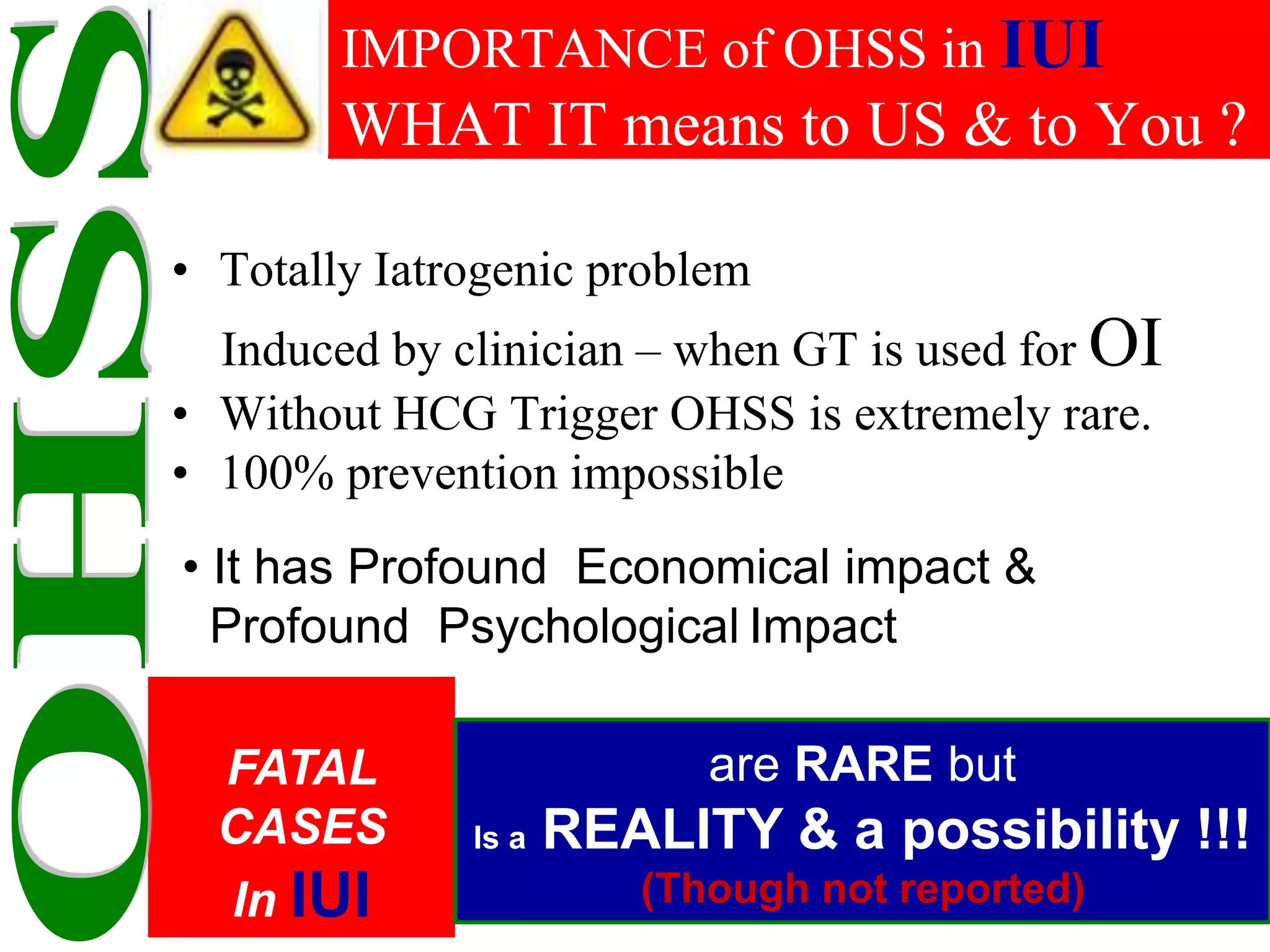 Medical Management of Ovarian Hyperstimulation Syndrome (OHSS) In 1500 ...