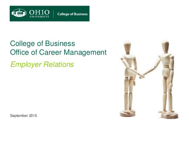 ohio college of business employer relations strategy