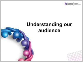 Understanding our
    audience
 