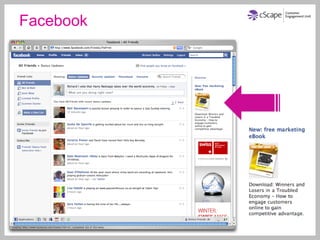 Facebook

Social Technographics ladder
 