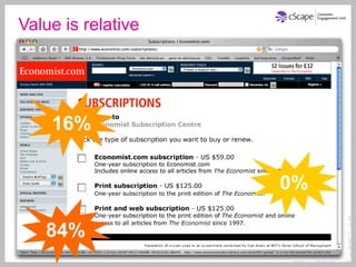 Value is relative




    16%


                    0%

   84%
 