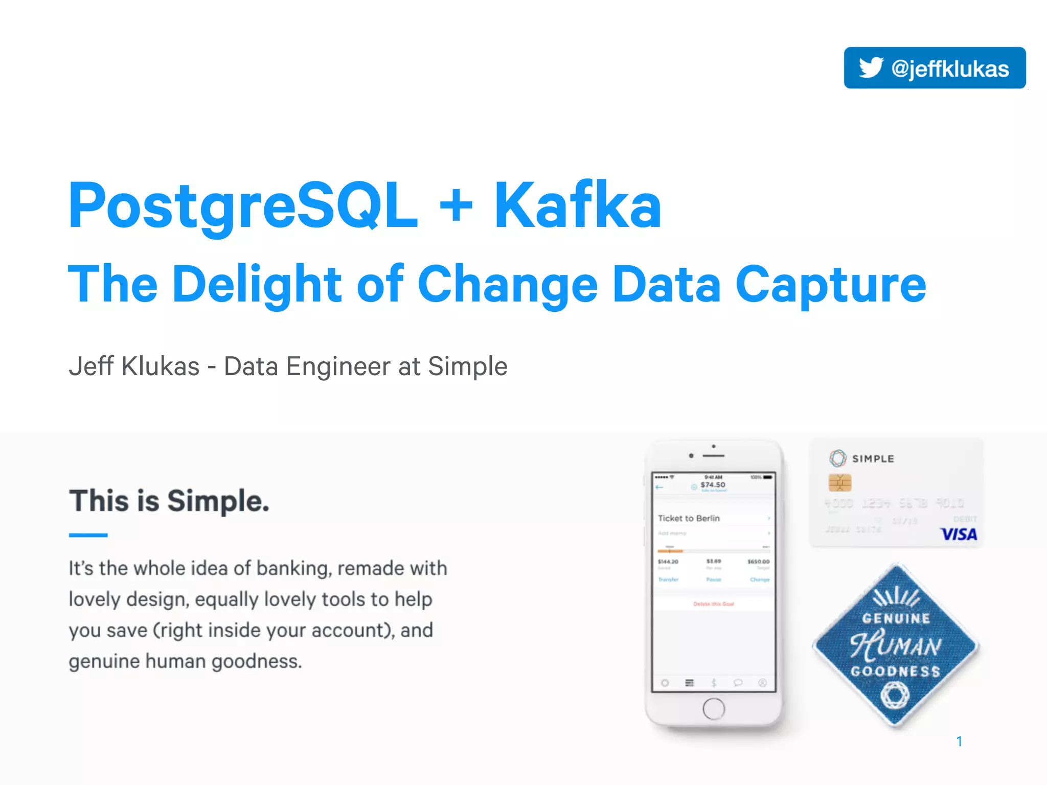 PostgreSQL + Kafka: The Delight of Change Data Capture | PDF