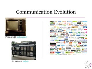 Communication Evolution Photo credit:  gothopotam Photo credit:  laffy4k 