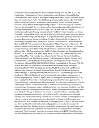 Ohio University of Nursing Nursing Leadership Discussion Questions.docx