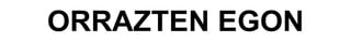 ORRAZTEN EGON
 