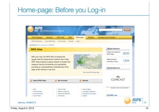 BecHa, OHM2013
Home-page: Before you Log-in
16
16Friday, August 2, 2013
 