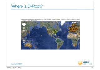 BecHa, OHM2013
Where is D-Root?
32
32Friday, August 2, 2013
 