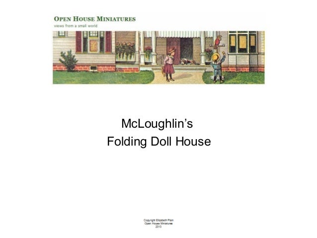 mcloughlin folding doll house