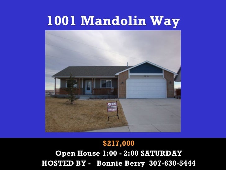 Open Houses in Cheyenne, Wyoming March 10 & 11