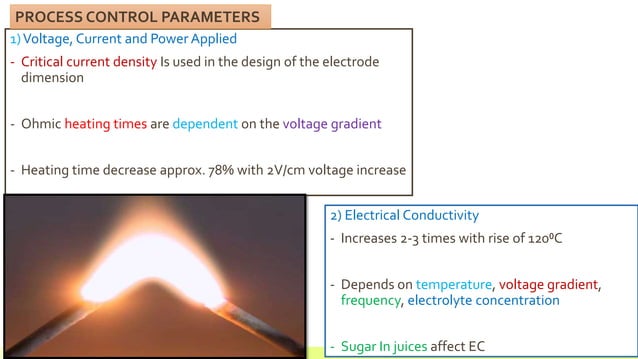 Ohmic heating in food processing | PPTX | Physics | Science