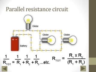 Parallel resistance circuit

 