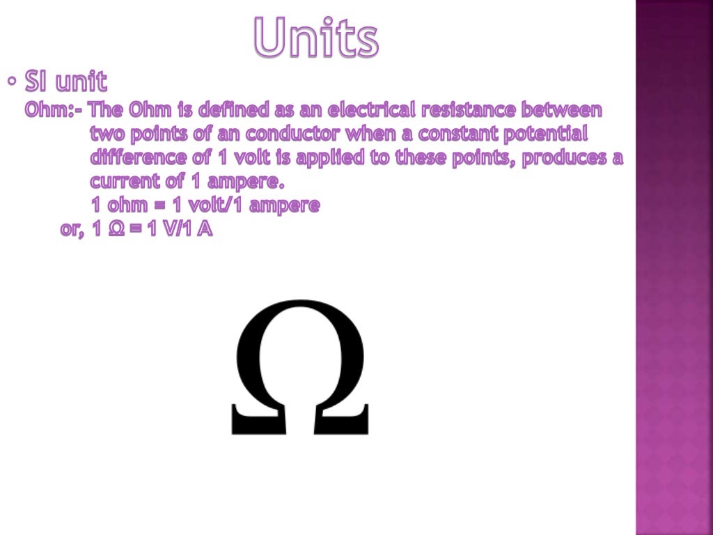 Ohm's law for Class 10th