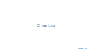Ohms Law
SlideMake.com
 
