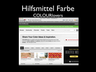 Hilfsmittel Farbe
   COLOURlovers
 
