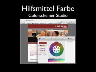 Hilfsmittel Farbe
  Colorschemer Studio
 