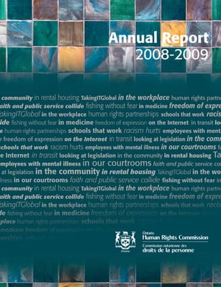 Annual Report
2008-2009
 