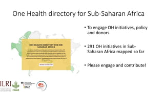 One Health Research, Education and Outreach Centre: Aims and objectives  