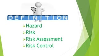 Hoc Risk OHS | PPTX