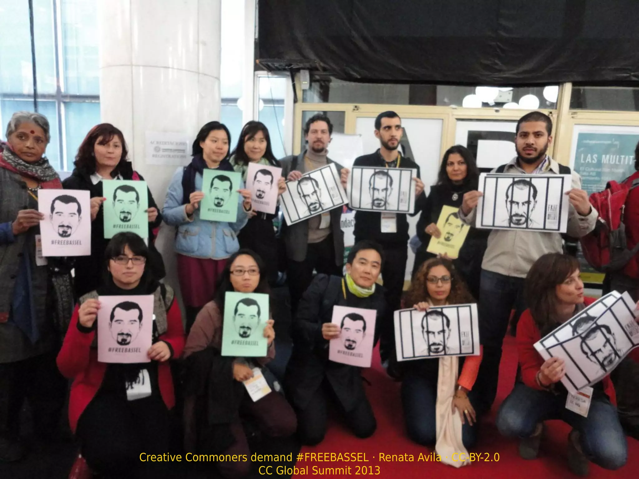 5
Creative Commoners demand #FREEBASSEL · Renata Avila · CC-BY-2.0
CC Global Summit 2013
 