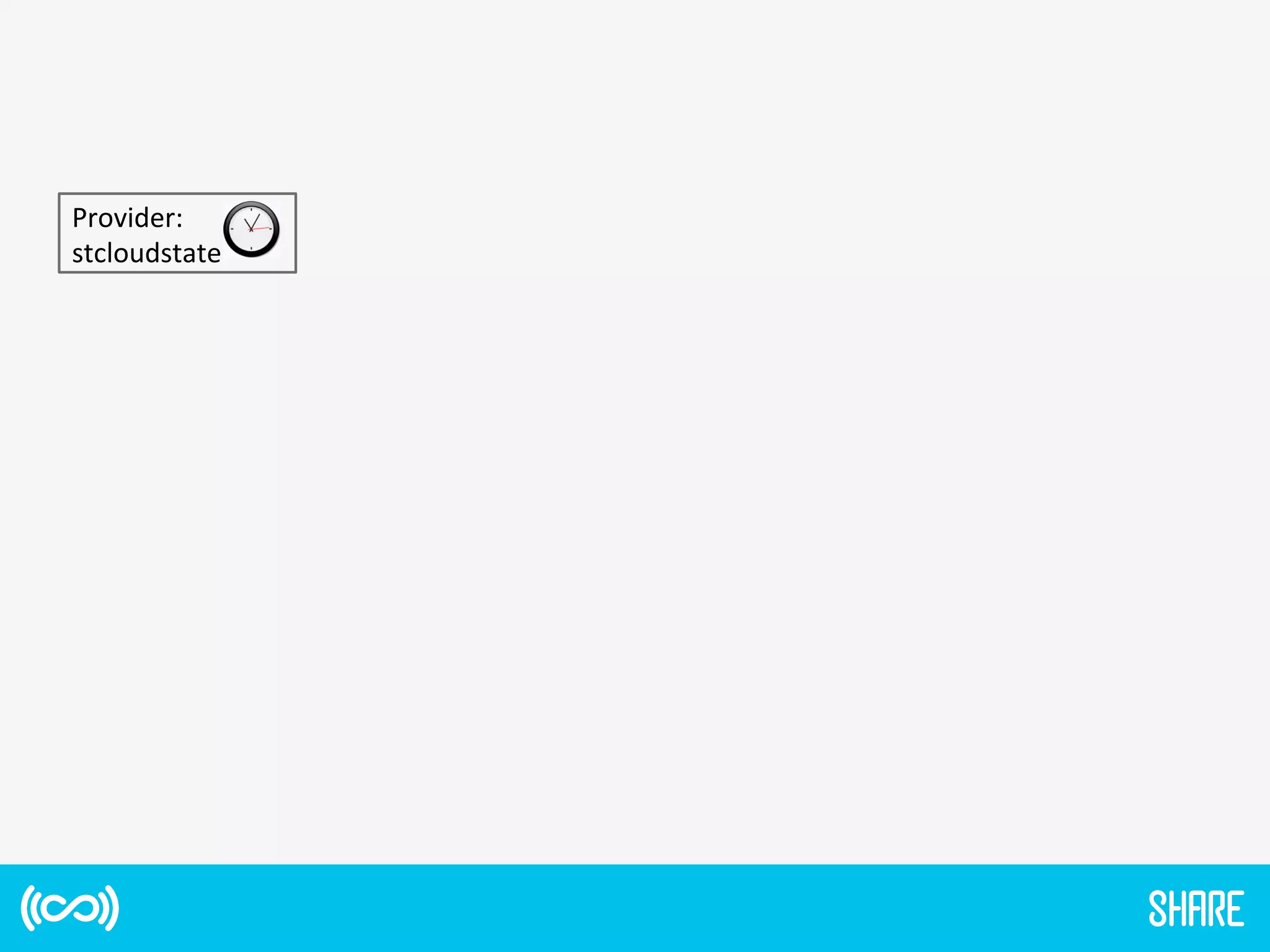 Provider:	
  
stcloudstate	
  
 