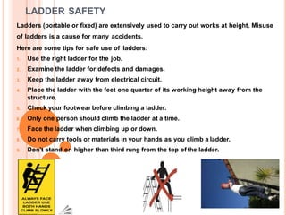 Ladder Misusing OH & Safety | PPT