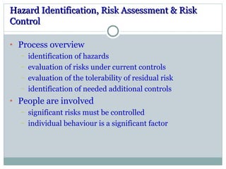Occupational health and safety management system | PPT