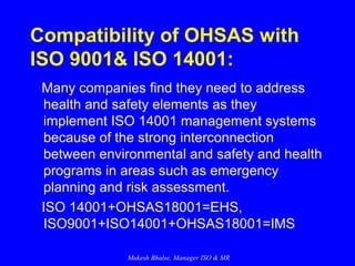 ehs and ohsas