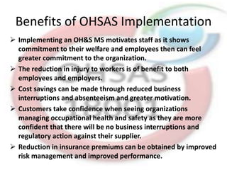 Why Ohsas Develop Ohsas in brief | PPTX
