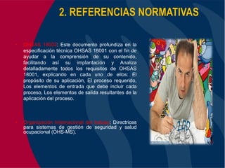 Ohsas 18001:2007 Kcm Consultores