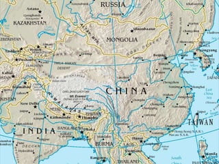 Topography of China
 