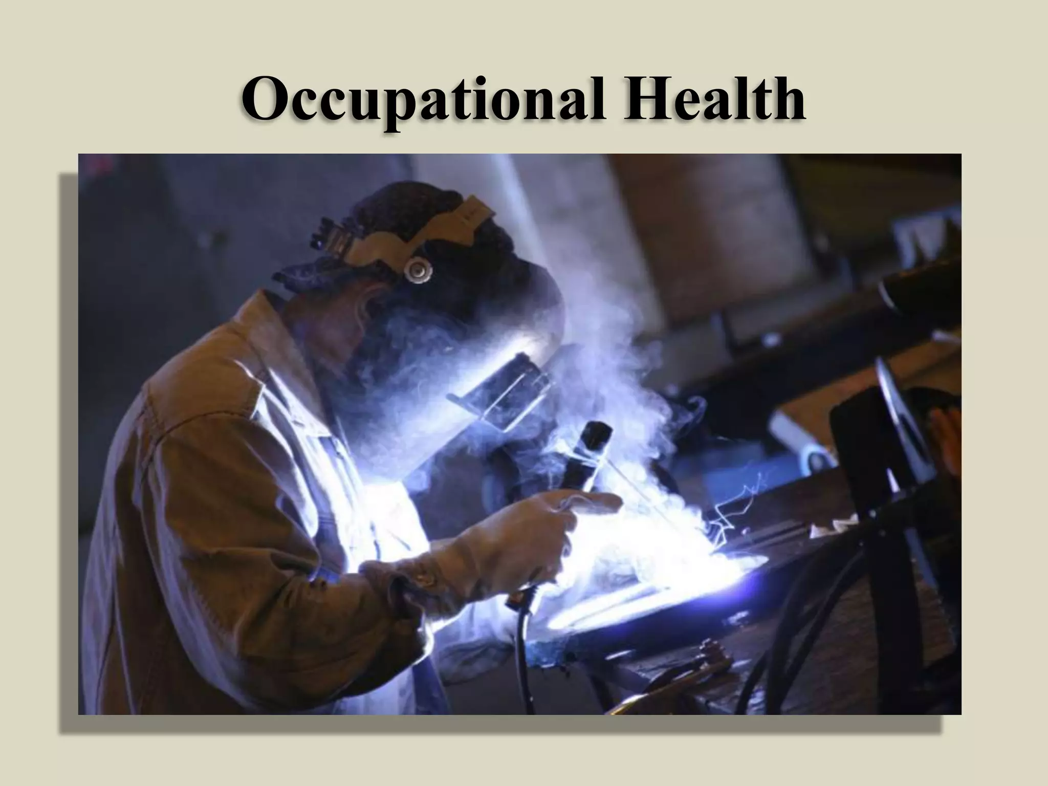 Occupational Health

 