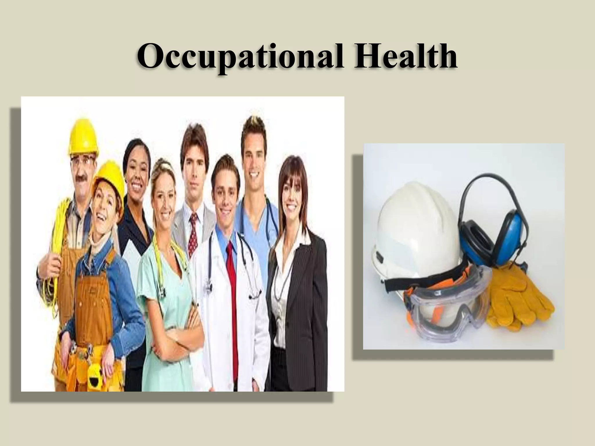 Occupational Health

 