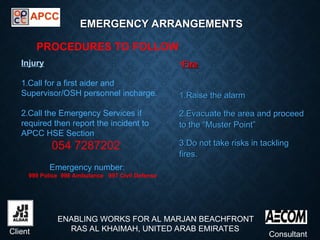 Occupational Safety Health and Environmental Induction Presntation | PPT